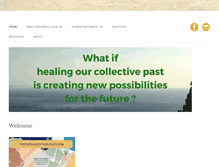 Tablet Screenshot of collectivehealing.net